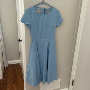 Gowntown Blue A-line Dress, Medium